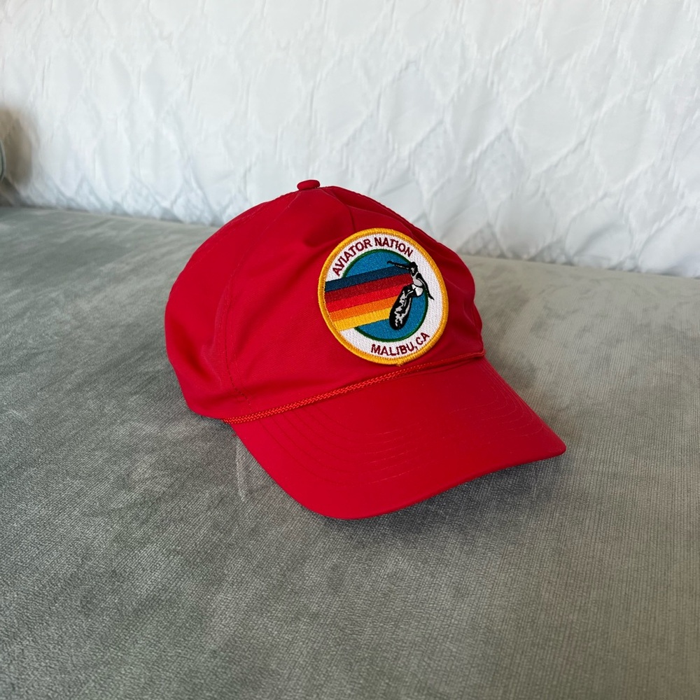 Aviator Nation Signature Malibu Vintage Nylon Trucker Hat